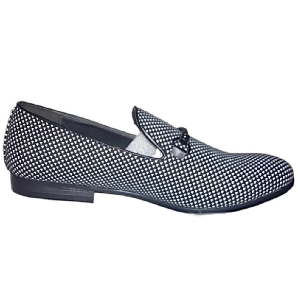 Miko Lotti Loafers Men’s Size 12 Business Casual Formal Block Heel Spade Low Top